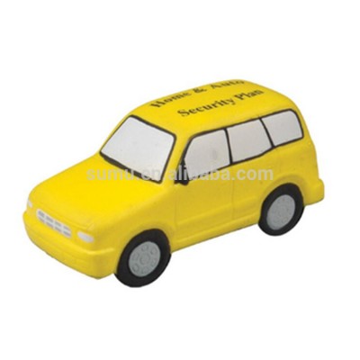 Factory Custom Cheap Promotional Toy Pu Metro Bus Stress Ball